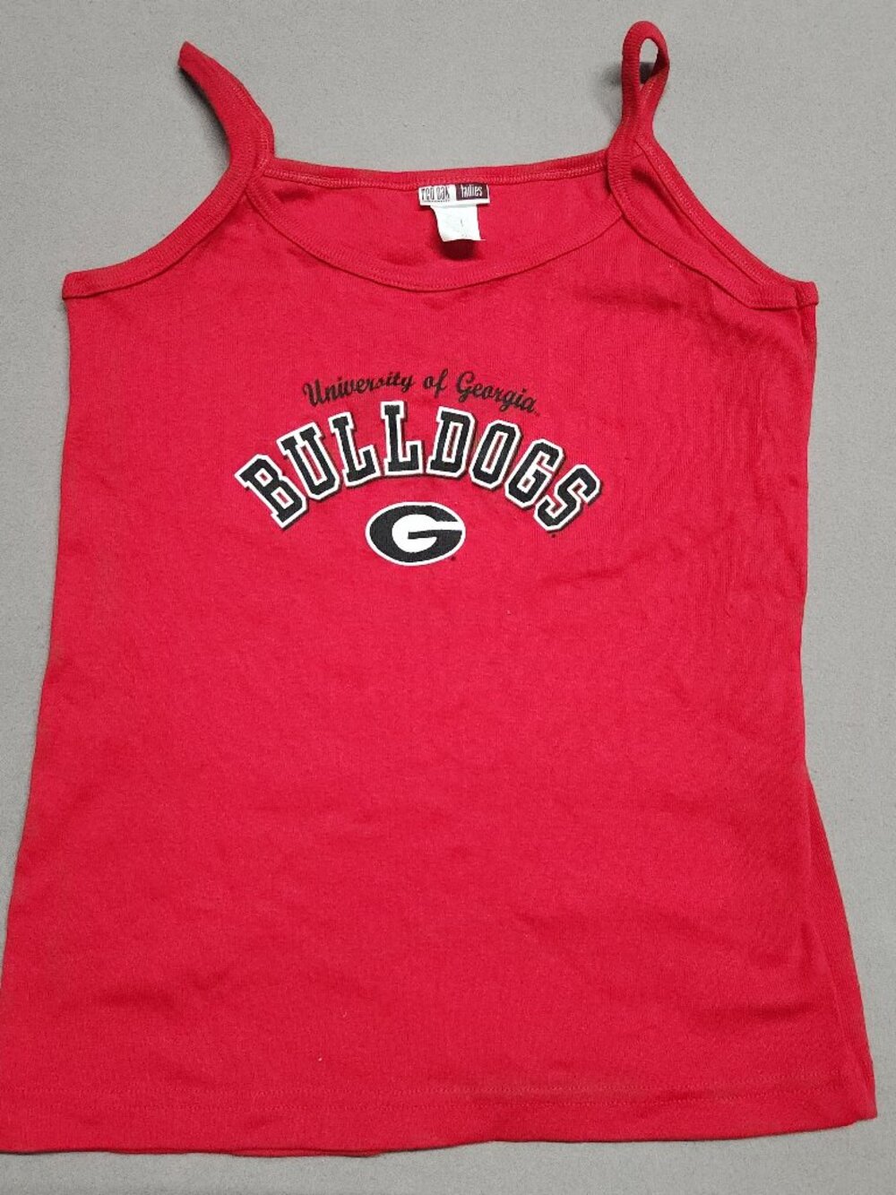 Red Oak Ladies Bulldogs Tank Top XL University Of Georgia Red Sportswear 125